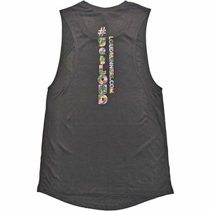 Women's Muscle Tank - Splatter paint