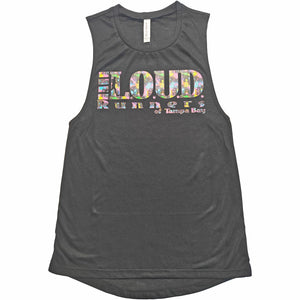Women's Muscle Tank - Splatter paint